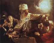 REMBRANDT Harmenszoon van Rijn Belshazzar-s Feast oil painting